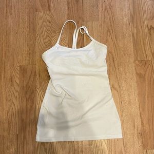 White lululemon tank